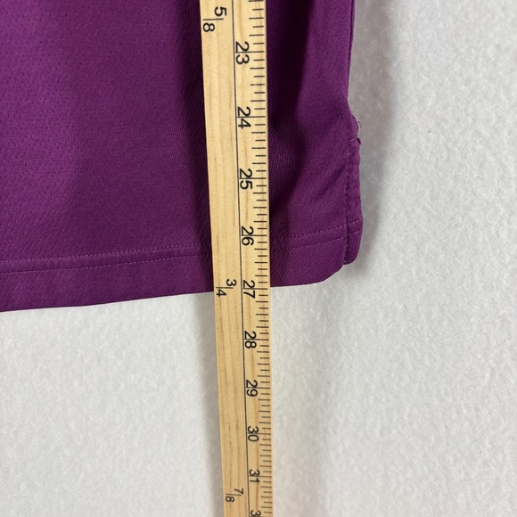 Puma, Polo Shirt, Purple, Logo on Front, Simbel on Back, 3 Button Collar, Size L - Picture 14 of 15